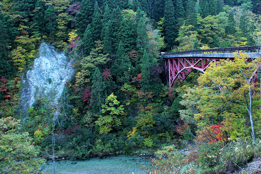 Dairakyo Valley in autumn